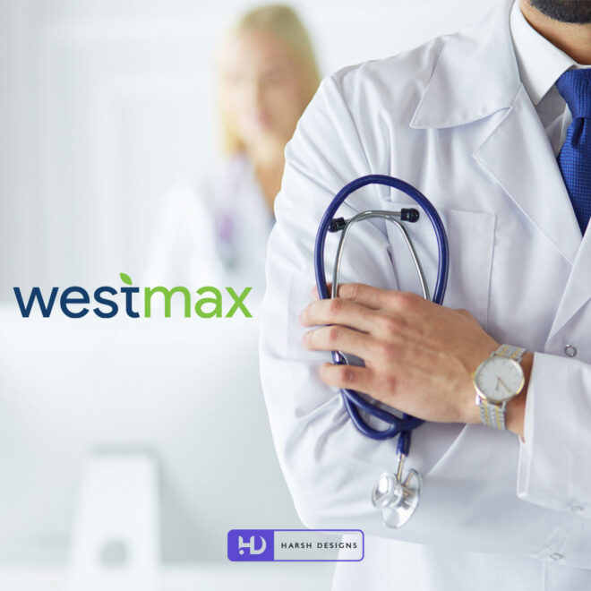 Westmac wordmark logo design for healthcare and medical branding created by Harsh Designs logo design service in Hyderabad, Bangalore, and across India (1)