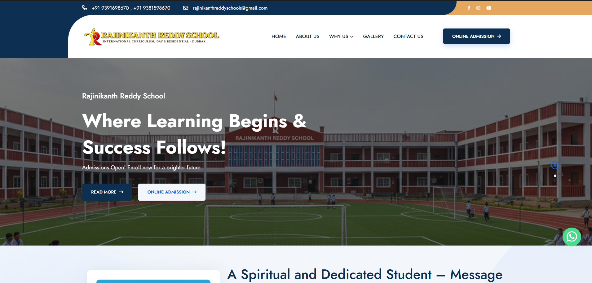 rajinikanthreddyschools-web-development