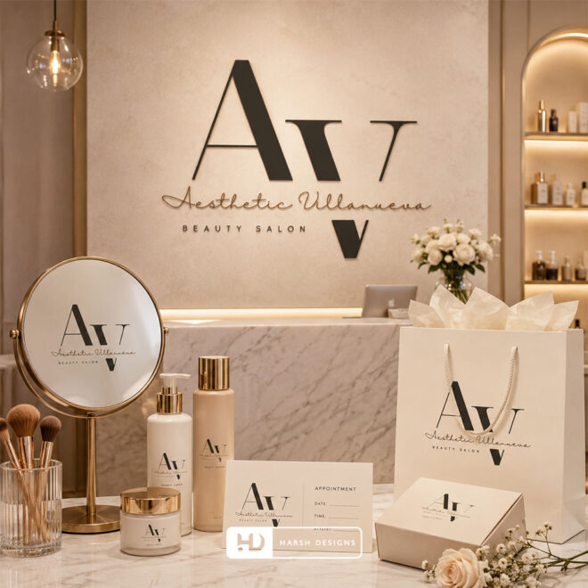 Aesthetic-Villanueva-Makeup-Logo-Design-Service-in-Hyderabad-Monogram-Logo-Design-2