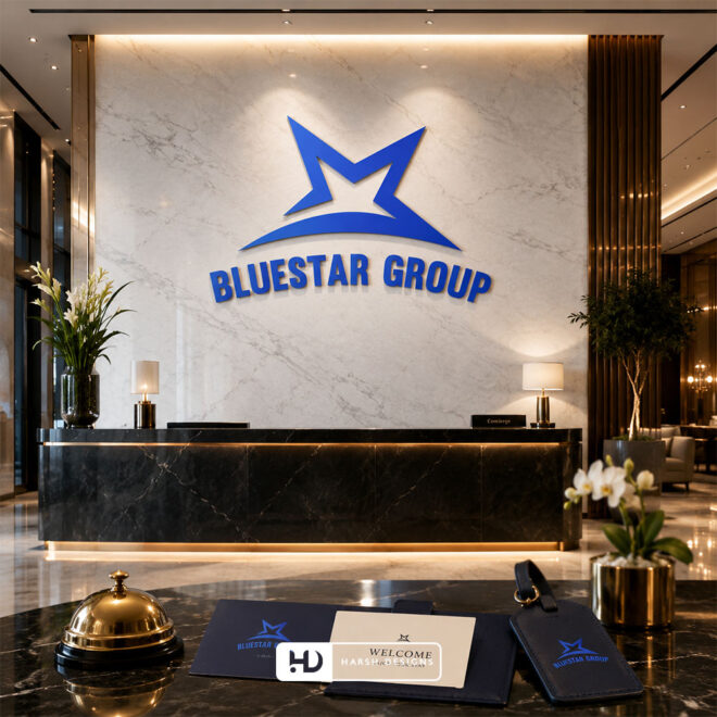 Bluestar-Group-of-Hotels-Hotel-and-Hospitality-Logo-Design-Service-in-Hyderabad-Pictorial-Mark-Logo-2