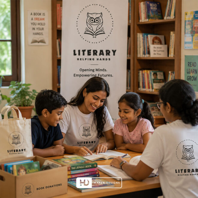 Literacy-Helping-Hands-Educational-NGO-Logo-Design-Service-in-Hyderabad-Emblem-Logo-Design-2