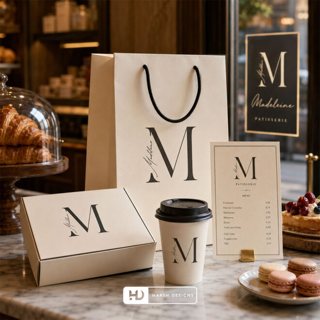 Madeleine-Bakery-and-Patisserie-Logo-Design-Service-in-Hyderabad-Monogram-Logo-Design-2