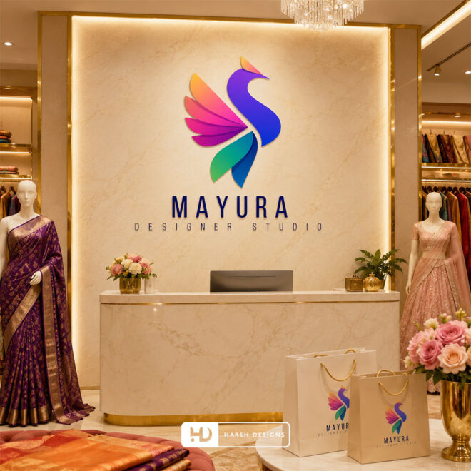 Mayura-Designer-Studio-Fashion-Designer-Studio-Logo-Design-Service-in-Hyderabad-Pictorial-Mark-Logo-2
