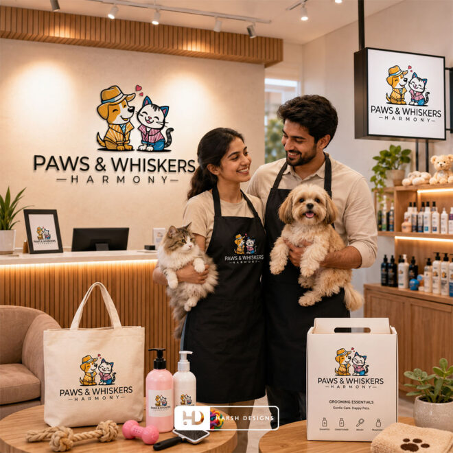 Paws-and-Whiskers-Pet-Care-Logo-Design-Service-in-Hyderabad-Mascot-Logo-Design-2