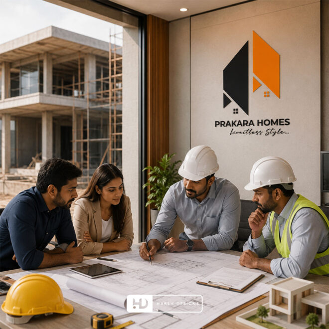 Prakara-Homes-Construction-Company-Logo-Design-Service-in-Hyderabad-Abstract-Logo-Design-2