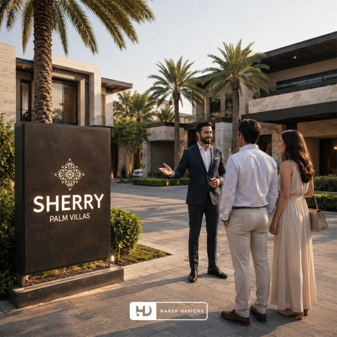 Sherry-Palm-Villas-Villa-and-Real-Estate-Logo-Design-Service-in-Hyderabad-Combination-Mark-Logo-Design-2