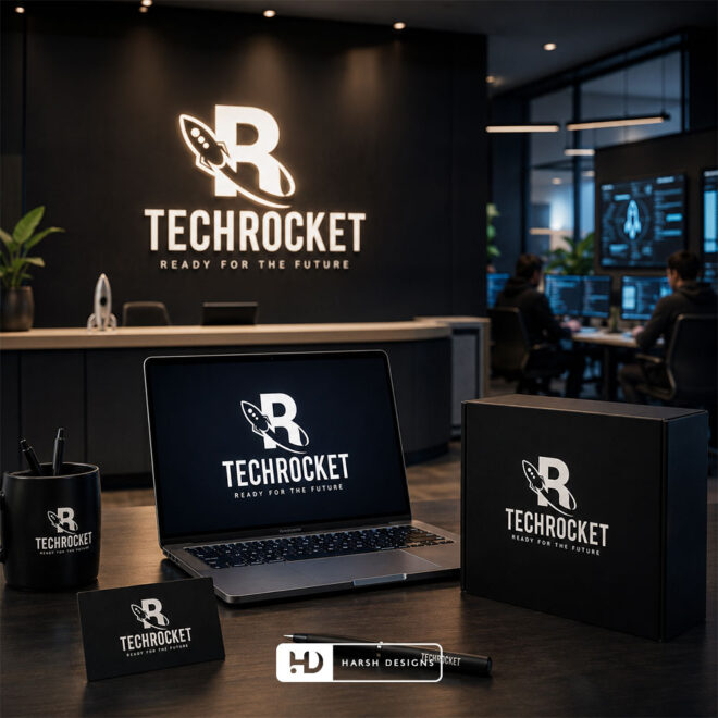 Tech-Rocket-IT-Company-Logo-Design-Service-in-Hyderabad-Monogram-Logo-Design-2
