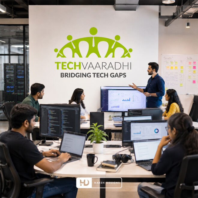 Tech-Vaaradhi-IT-Company-Logo-Design-Service-in-Hyderabad-Combination-Mark-Logo-Design-2