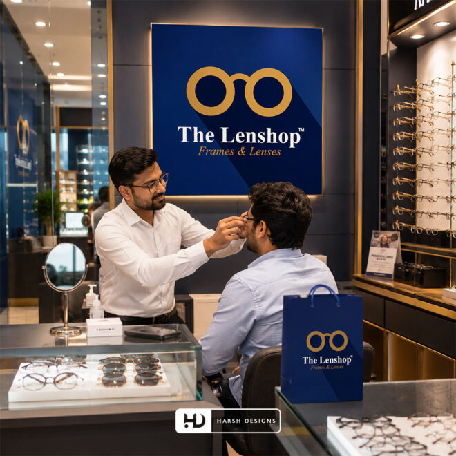 The-Lenshop-Frames-and-Lenses-Eyewear-Store-Logo-Design-Service-in-Hyderabad-Emblem-Logo-Design-2