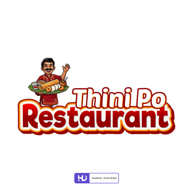 Thini-Po-Restaurant-Food-Restaurant-Logo-Design-Service-in-Hyderabad-Mascot-Logo-Design-1