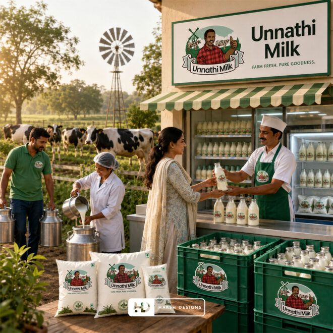 Unnathi-Milk-Dairy-Products-Logo-Design-Service-in-Hyderabad-Mascots-Logo-Design-2