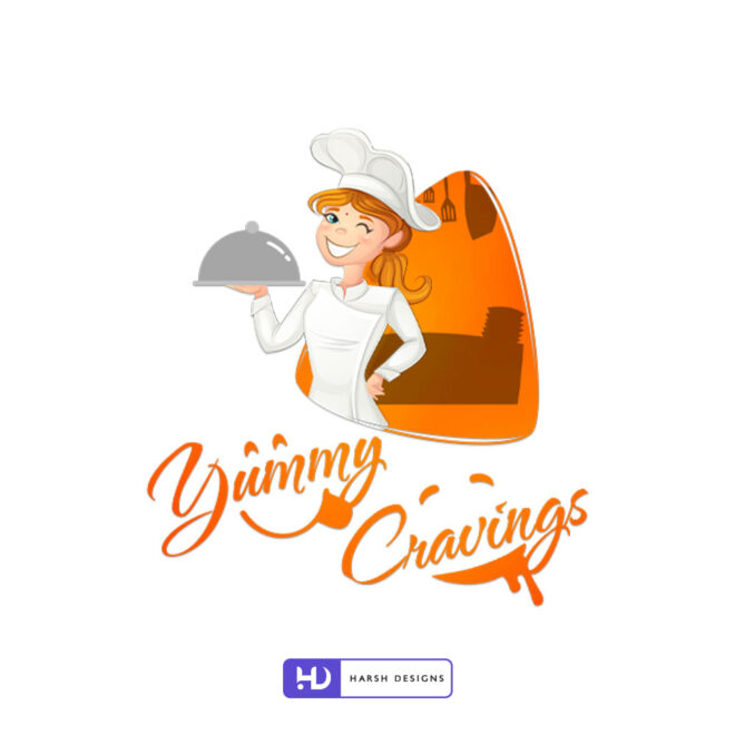 Yummy-Cravings-Food-and-Snacks-Logo-Design-Service-in-Hyderabad-Mascot-Logo-Design-1