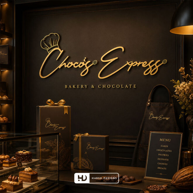 chocos-express-wordmark-bakery-logo-design-hyderabad-2